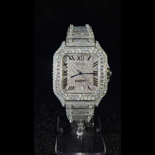 Moissanite Watch - front view
